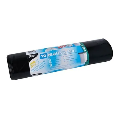 Produktbild von Müllsäcke, LDPE 150 l 150 cm x 70 cm schwarz extra stark und extra reißfest, 90 my