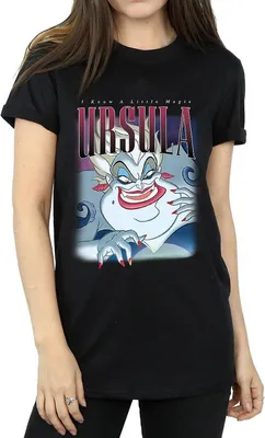 Produktbild von The Little Mermaid - T-Shirt für Damen BI838 (M) (Schwarz)