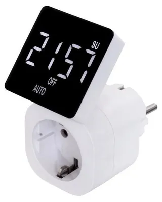 Produktbild von Ecosavers digitaler Timer – mit rotierender LED-Anzeige