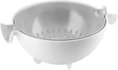 Zdjęcie produktu dla Szara metaliczna miska odpływowa – 30 x 25 x 12,5 cm