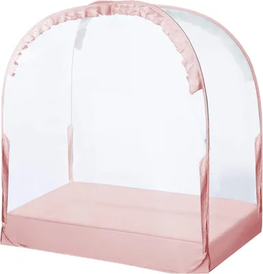 Productafbeelding van Babybedtent met ademend net en draagbaar baldakijn voor thuis en op reis, S