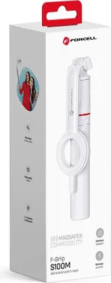 Obrázok produktu pre FORCELL F-GRIP MagSelfie S100M selfie držiak s bezdrôtovým diaľkovým ovládaním biely