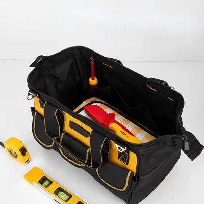 Produktbild von Werkzeugtas - Organizer für Werkzeuge - 1 Stück - Schwarz - Abriebfester Boden