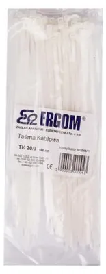 Obrázek produktu pro Stahovací pásky TK 20/3, přírodní barva, E01TK-01010100601 /100 kusů/