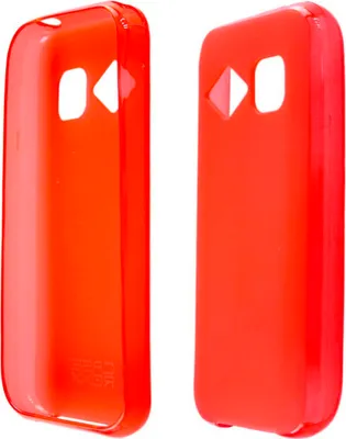 Produktbild von caseroxx Schutz-Hülle TPU-Hülle kompatibel mit Easyfone Prime-A5, Gummi Handy Tasche rot
