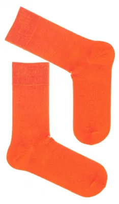 Produktbild von Milena Anzugsocken aus glatter Baumwolle orange für Männer 38-41