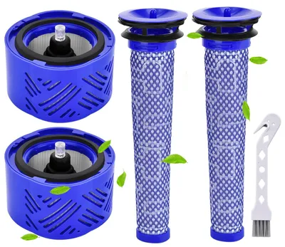 V6 Ersatzfilter für Staubsauger, 2er-Pack, kompatibel mit Dyson V6