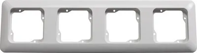 Produktbild von ROTH LANGE 57326 Abdeckrahmen 4-fach Basic ultraweiß