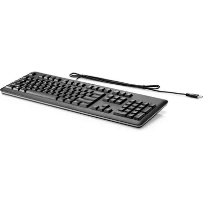 Produktbild von HP USB-Tastatur für PC, Volle Größe (100%), Kabelgebunden, USB, Schwarz