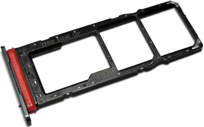 Produktbild von Simkartenhalter passend für Motorola Moto E40 (XT2159), Dual-SIM + micro-SD Kartenfach, Originalersatz, Grau