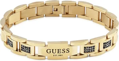 Zdjęcie produktu dla Guess - Bransoletka - Męska - Stal szlachetna - Frontiers - JUMB01342JWYGBKT/U