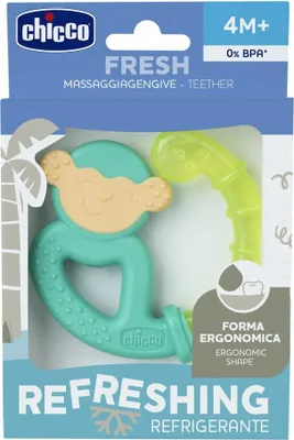 Produktbild von Chicco Kühl-Beißring Affe für Babys ab 4 Monate, 1 Stück