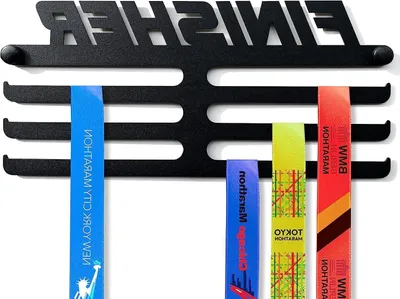 Productafbeelding van Medaille Hanger - Sport Prijzen - Trots Tonen - 100 Medailles - 27 cm - Zwart