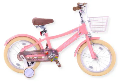 Produktbild von Buxibo - Kinderfahrrad für Mädchen - Luna - 16 Zoll - Rosa