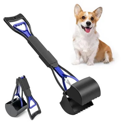 Image de Solidchoice - Pelle à déjections canines portable avec système pliable