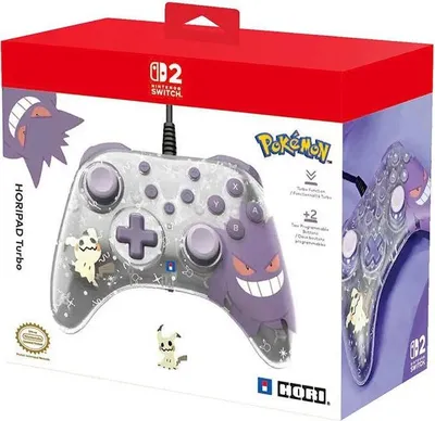 Zdjęcie produktu dla Hori HORIPAD Turbo, Gamepad, Nintendo Switch 2, Nintendo Switch OLED, D-pad, Przyciski kierunkowe, Przycisk Home, Przycisk Turbo, Przewodowa, Czarny, 3 m
