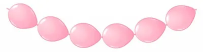 Zdjęcie produktu dla Balony z łańcuchem 3m różowe