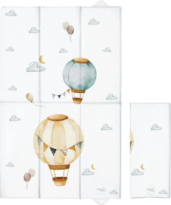 Zdjęcie produktu dla CEBA BABY Podkładka do przewijania (60x40) Basic Balloons