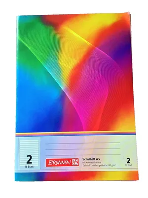 Produktbild von BRUNNEN Schulheft A5 Lineatur 2K VA 16 Blatt 104598202