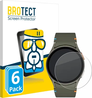 Produktbild von 6x BROTECT Schutzglas für Samsung Galaxy Watch 6 / 7 / 8 / 9 (40 mm) Schutzfolie Panzer Folie Glas Display Schutz klar