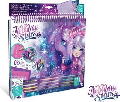 Produktbild von Nebulous Stars Kreatives Skizzenbuch Fantasiepferde Galaxie