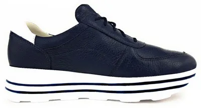 Imagen del producto de Zapatos deportivos para mujer Waldläufer Lana 20, tipo zapatillas con cordones, color azul, para uso diario
