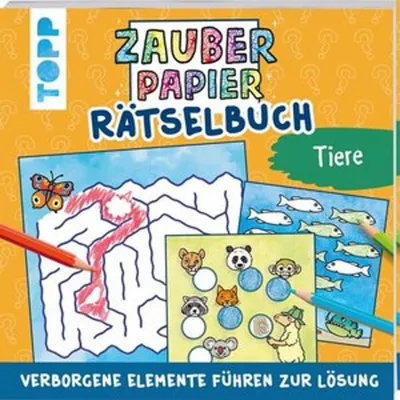 Obrázok produktu pre Zauberpapier Rätselbuch - Tiere