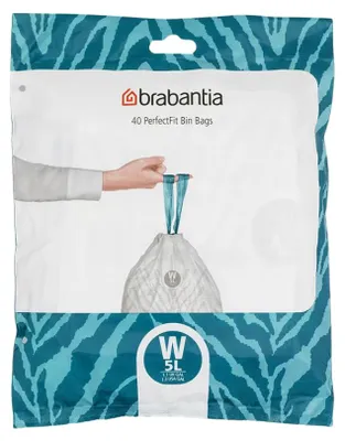 Produktbild von Brabantia 137884, 5 l, Weiß, Kunststoff, China, 340 mm, 295 mm