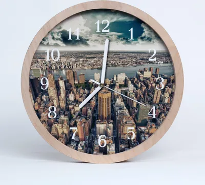 Produktbild von Holzuhr 20fi cm wanduhr - New York City