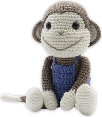 Produktbild von Hardicraft Häkelset Affe Bryan 22 cm - DIY Bastelset Baumwolle