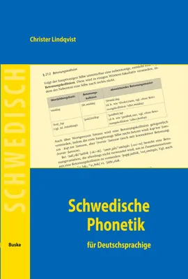 Produktbild von Schwedische Phonetik