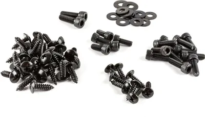 Immagine prodotto di Kit Viti Carena STR8 Acciaio Nero Yamaha Aerox MBK Nitro