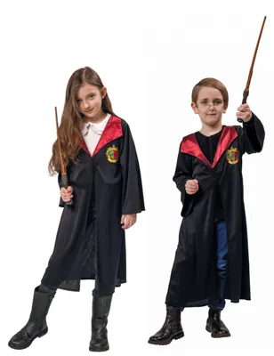 Produktbild von Robe Zauberschüler Kinder Umhang Halloween Karneval Fasching Kostüm 128/140