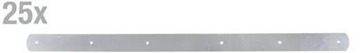 Produktbild von Alberts 824365 Flachverbinder, sendimirverzinkt, 400 x 22x mm, 25er Set