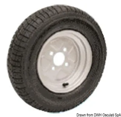 Produktbild von Pneumatische Räder für Hochgeschwindigkeitswagen 145/10 - Osculati 02.013.09