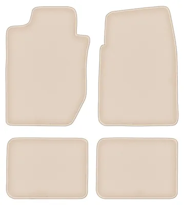 Produktbild von DURBAN Beige Velours-Fußmatten-Set für Dodge Durango I SUV (1997-2003)