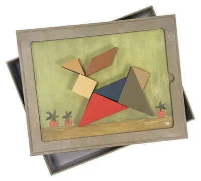 Zdjęcie produktu dla Magnetyczne gry Tangram, Egmont Toys