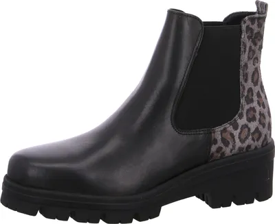 Produktbild von Tamaris Damen Stiefelette Chelsea Boots 1-25474-41-090 BLACK LEO von TAMARIS von Größe 37 bis 41