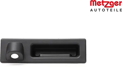 Image de Poignée de hayon avec micro-interrupteur, en plastique noir, METZGER, pour notamment la BMW Série 3