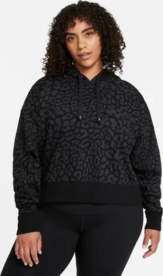 Produktbild von Nike W Nk Df Aop Gt Ft Fc Po Hd Black/White S