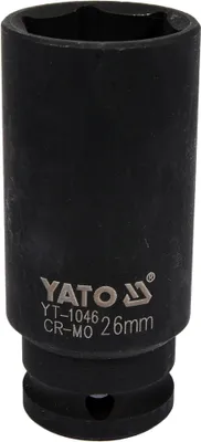 Produktbild von YATO Kraft-Stecknuss YT-1046 78mm Chrom-Molybdänstahl