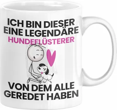 Produktbild von Hundeflüsterer Geschenk Tasse Lustige Geschenkidee Geburtstag für Hundeflüsterer Ich Bin Dieser Legendäre Hundeflüsterer Von Dem Alle Geredet Haben Kaffee-Becher (Weiß)