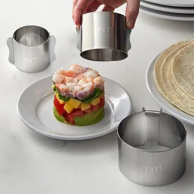 Obrázok produktu pre Kruhové formy na servírovanie jedál (3 kusy)