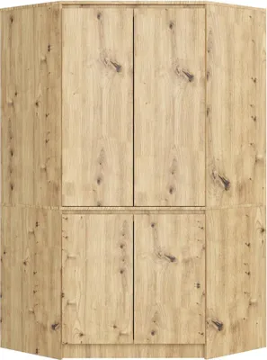 Produktbild von Kleiderschrank für die Ecke 100 cm LOTA - Artisan Eiche