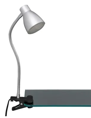 Immagine prodotto di Lampada a morsetto LED Lampada a morsetto Braccio flessibile 2,5W color titanio metallo-plastica Briloner