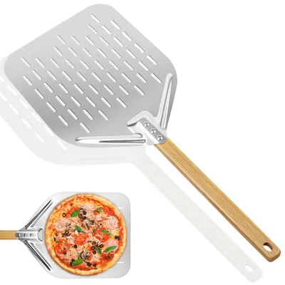 Productafbeelding van Perforatieve Pizzaspatel, 39,5 x 30 cm van Aluminium