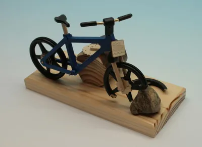 Obrázok produktu pre Fajčiarska figúrka bicykel modrý Crashbike ŠxVxH 21x9x14cm NOVINKA