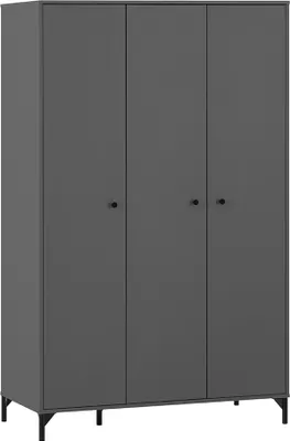 Produktbild von Kleiderschrank 3-türig in anthrazit SARNY-80