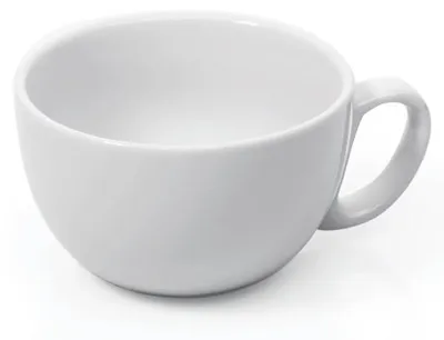 Produktbild von 36x Caffé Latte Tasse Italia 350 ml weiß, Porzellan
