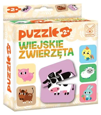 Produktbild von Puzzle mit Bauernhoftieren für Kinder